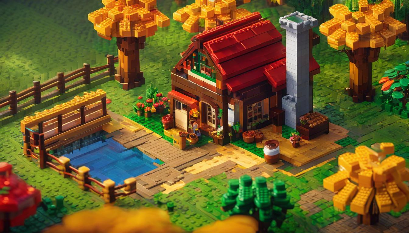 Stardew Valley s'invite dans l'univers Lego : une construction de 75 000 pièces époustouflante !