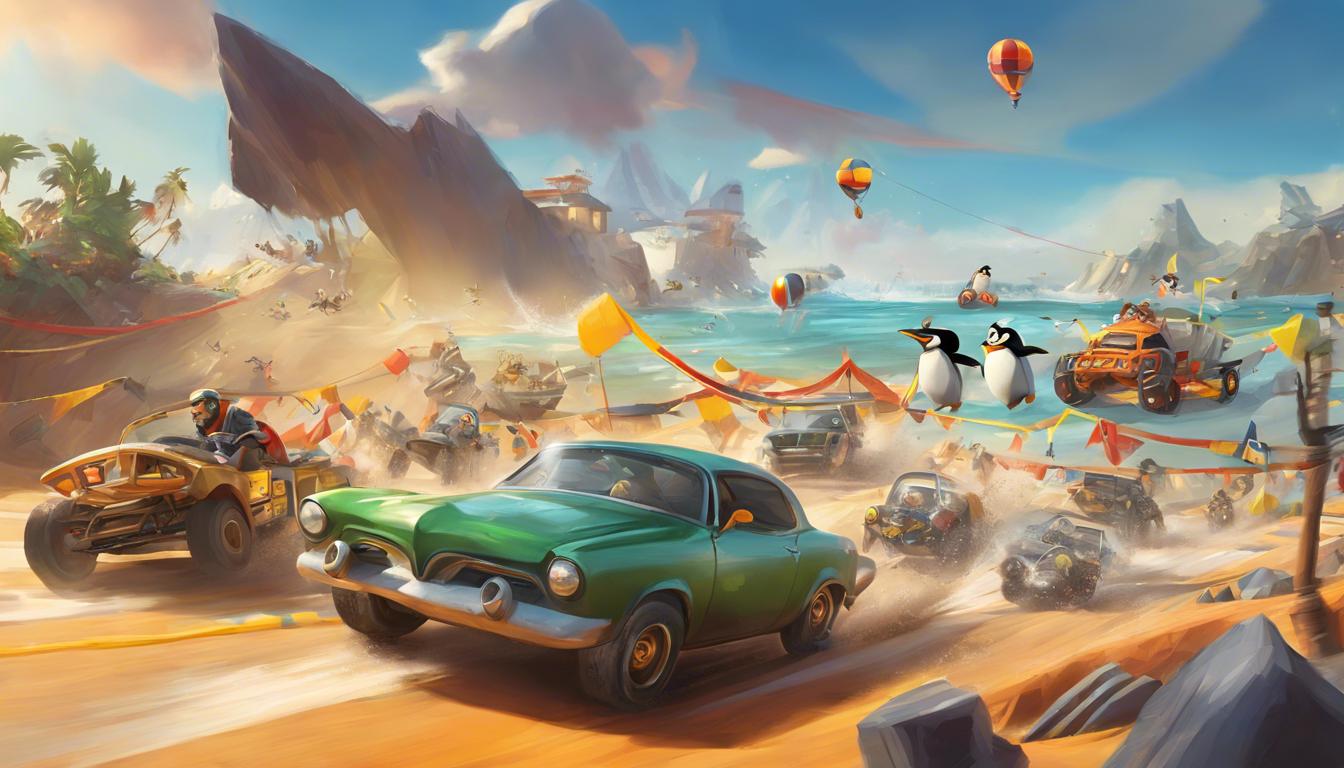 Faaast Penguin : le jeu de course multijoueur qui va vous faire fondre !