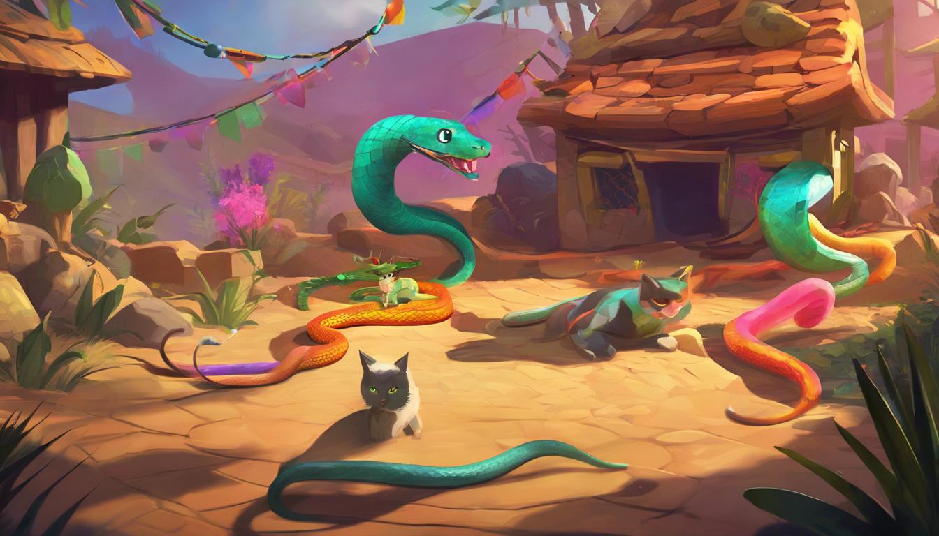 Snaky Cat : le jeu qui transformera vos soirées entre amis en bataille féline !