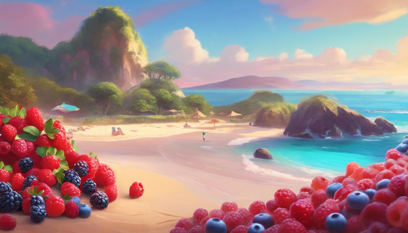 Cueillez des myrtilles sur Dazzle Beach : le défi sucré de Disney Dreamlight Valley