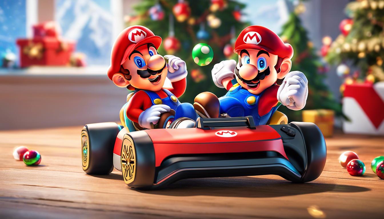 Nintendo Switch : le bundle Mario Kart pour des fêtes inoubliables !