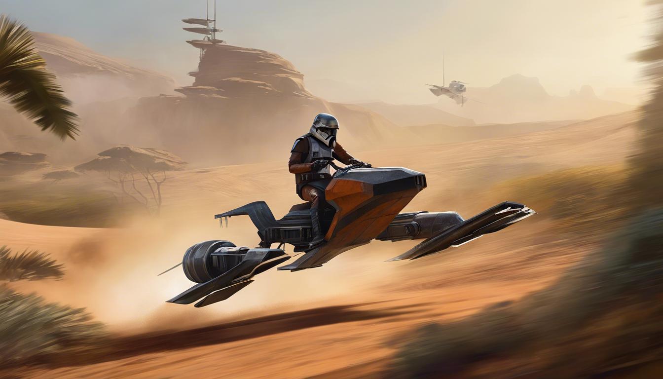 La speeder bike de Star Wars Outlaws : comment dompter ce véhicule maladroit ?