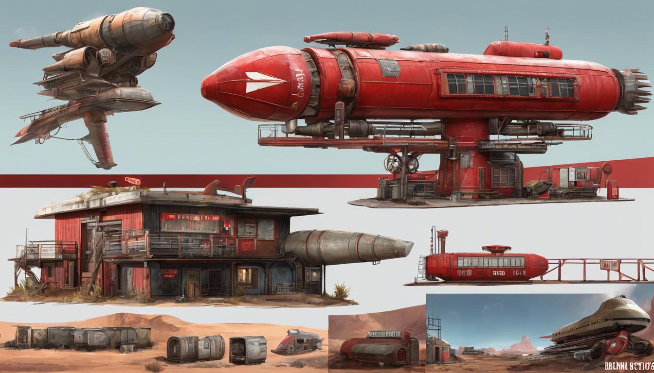 Le kit Mega Fallout Red Rocket : un incontournable pour les fans !