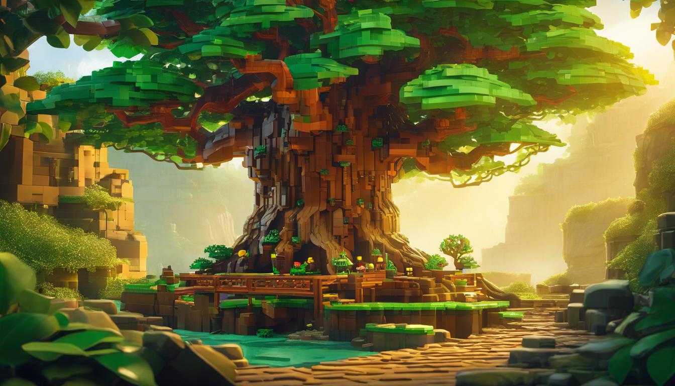 LEGO et Zelda : le Great Deku Tree 2-en-1, un rêve devenu réalité !