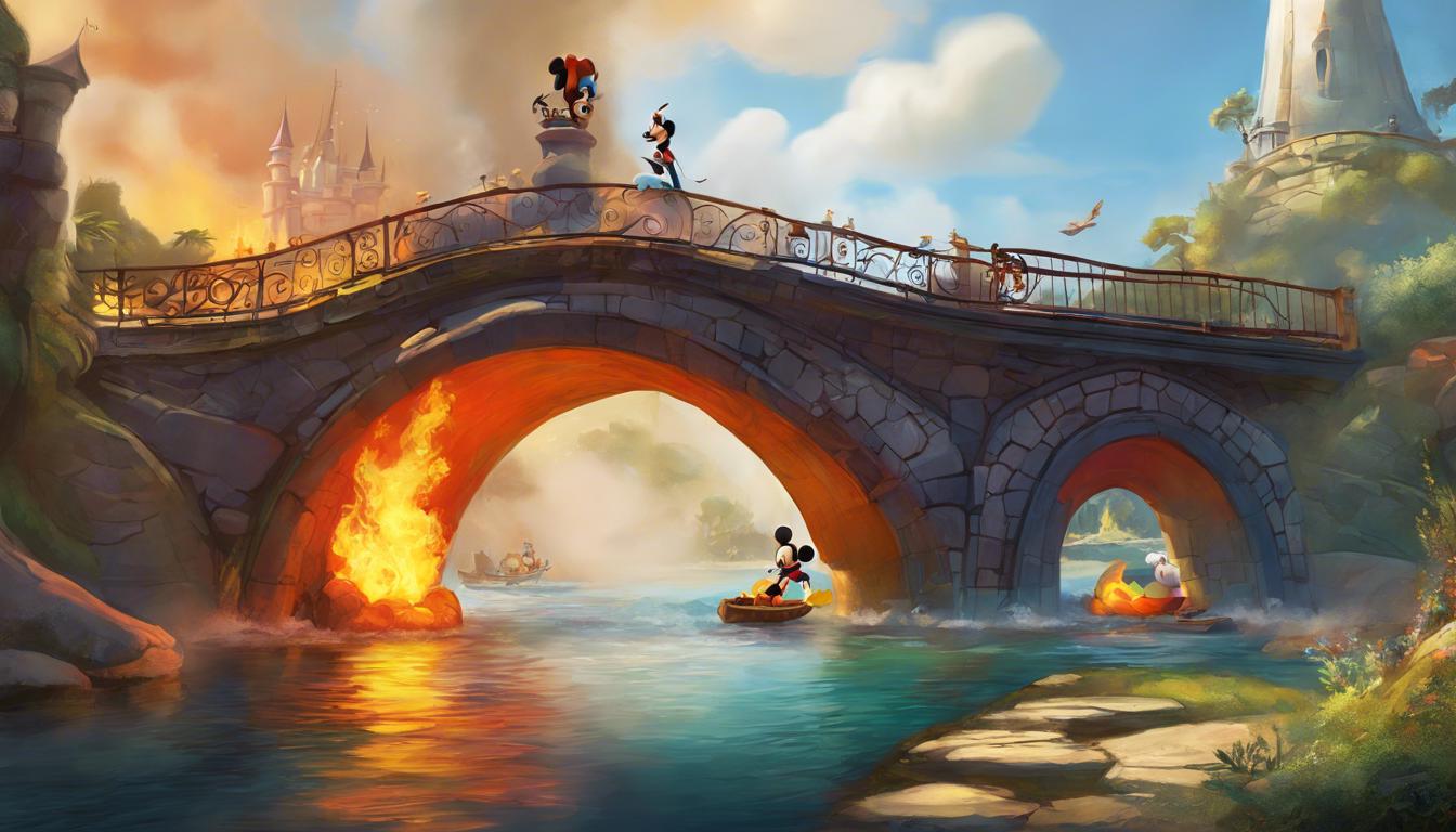 Élevez le Pont de Feu dans Disney Epic Mickey : Rebrushed et Gagnez !