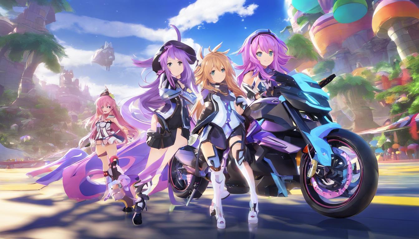 Neptunia Riders VS Dogoos : la bataille épique à moto arrive en 2025 !