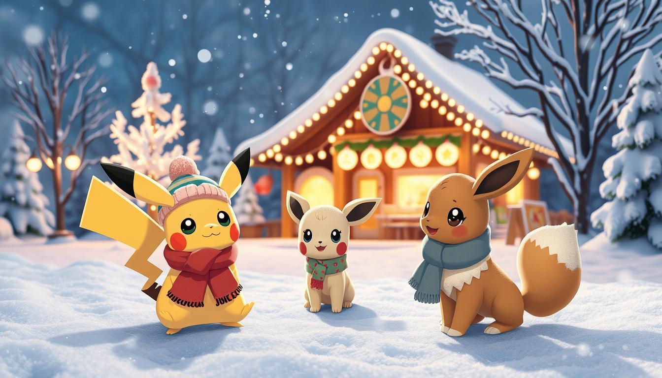 Noël avant l'heure : découvrez la collection festive du Pokémon Center !