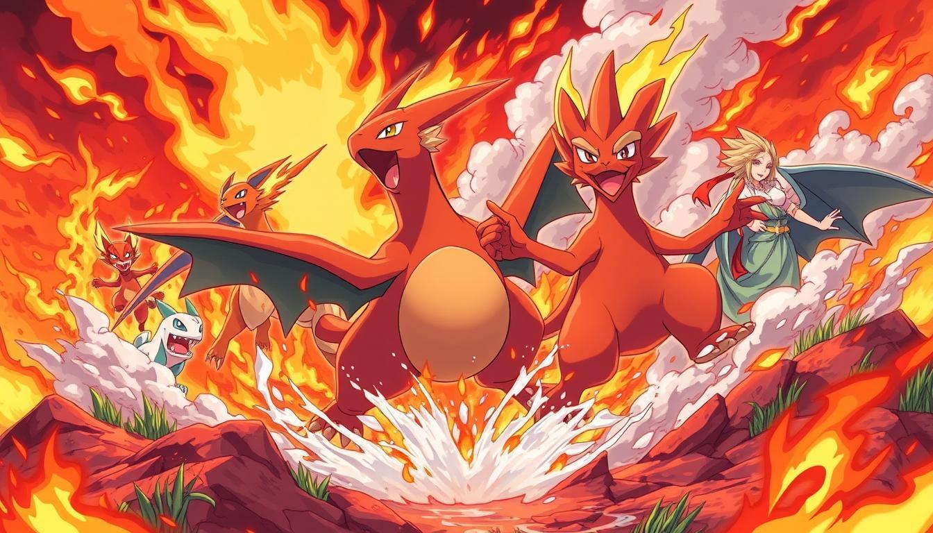 Les secrets explosifs des pokémon de type feu révélés !