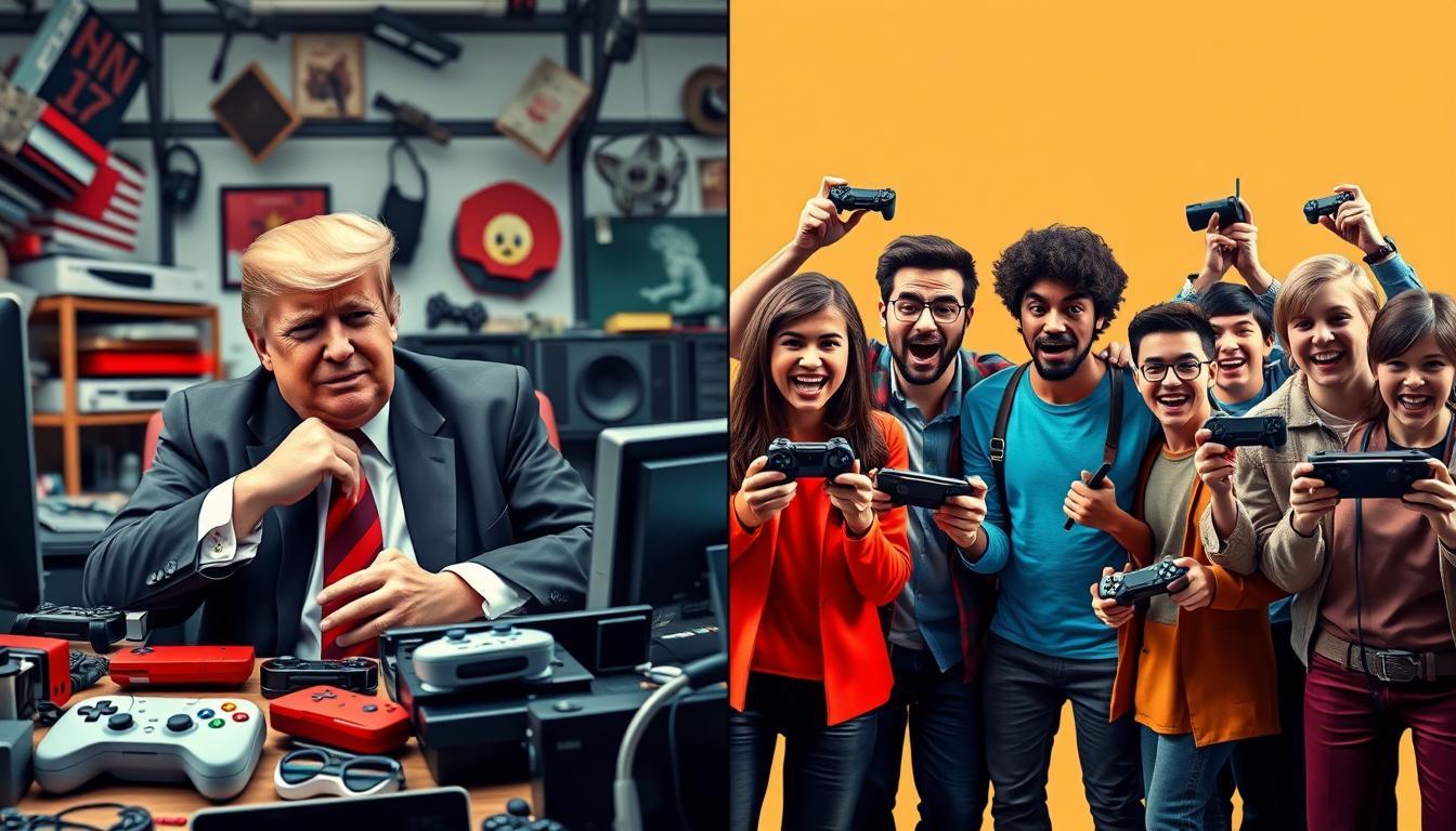 Trump vs jeux vidéo : une guerre générationnelle en approche !