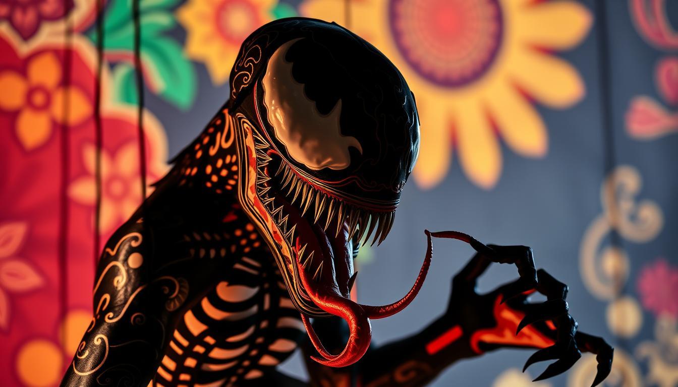 Venom entre dans l'univers du wayang kulit : une fusion inédite !