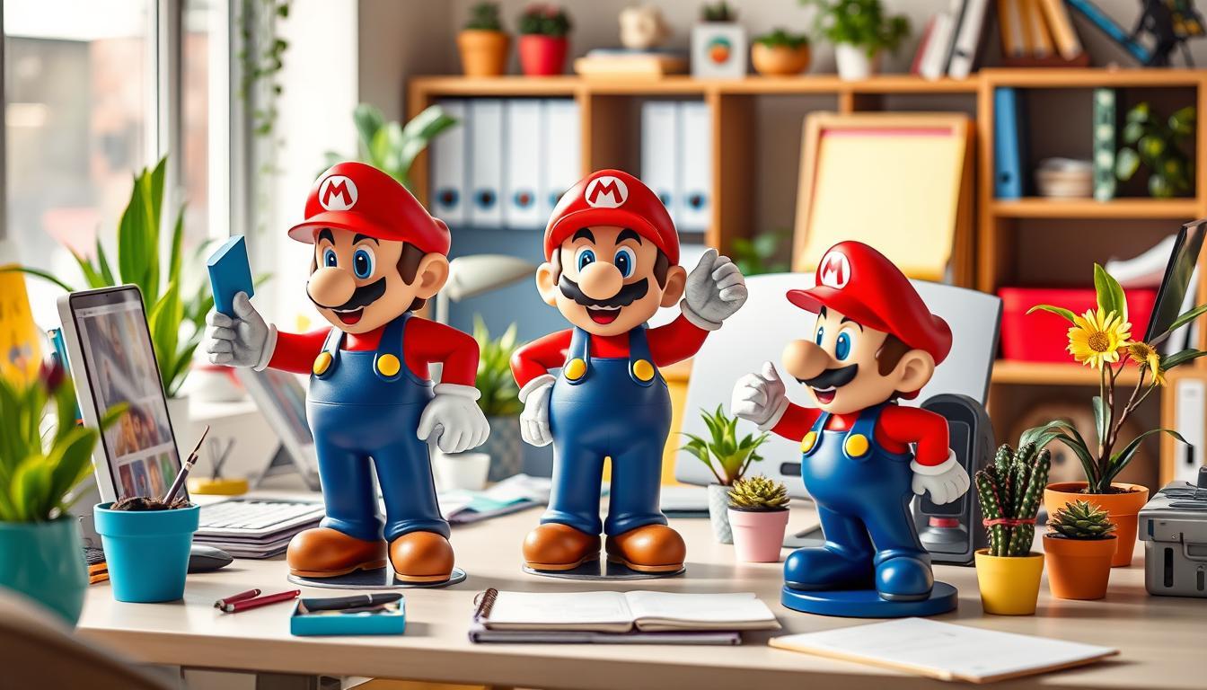 Les standees Mario : un must-have pour égayer votre bureau !