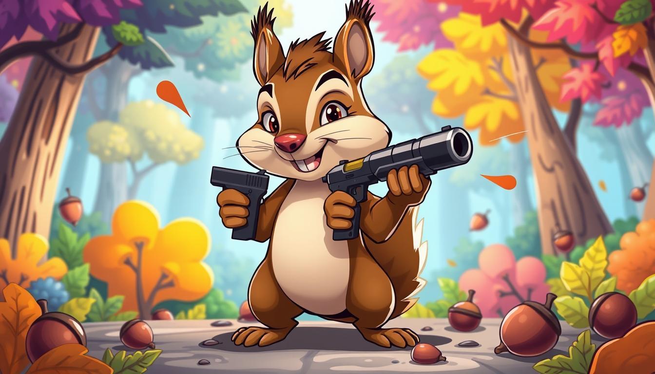 Squirrel with a Gun : l'écureuil fou qui détonne dans le jeu vidéo !