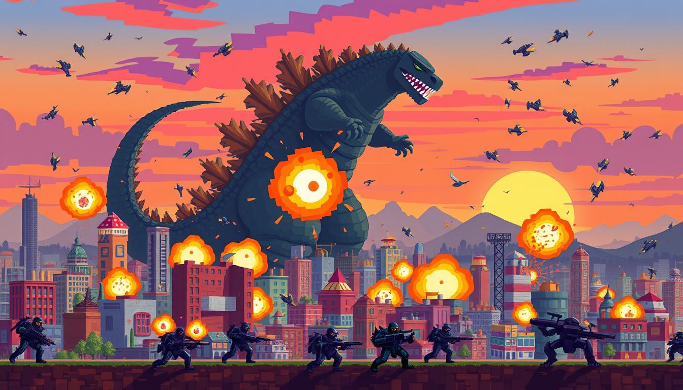 Godzilla: Voxel Wars, un jeu de stratégie qui va révolutionner la Switch !