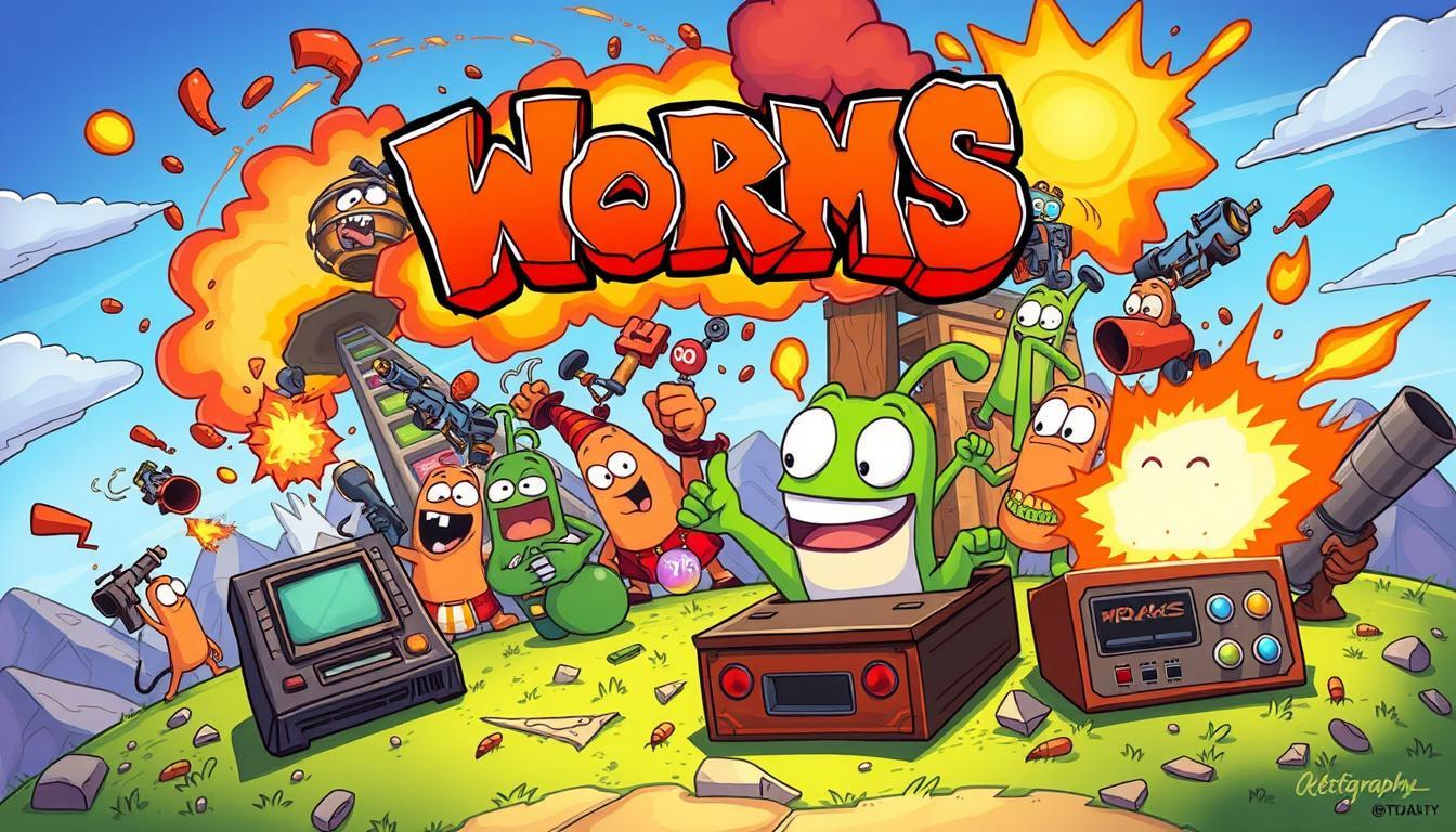 Worms fait un retour explosif avec trois nouveaux jeux en 2025 !