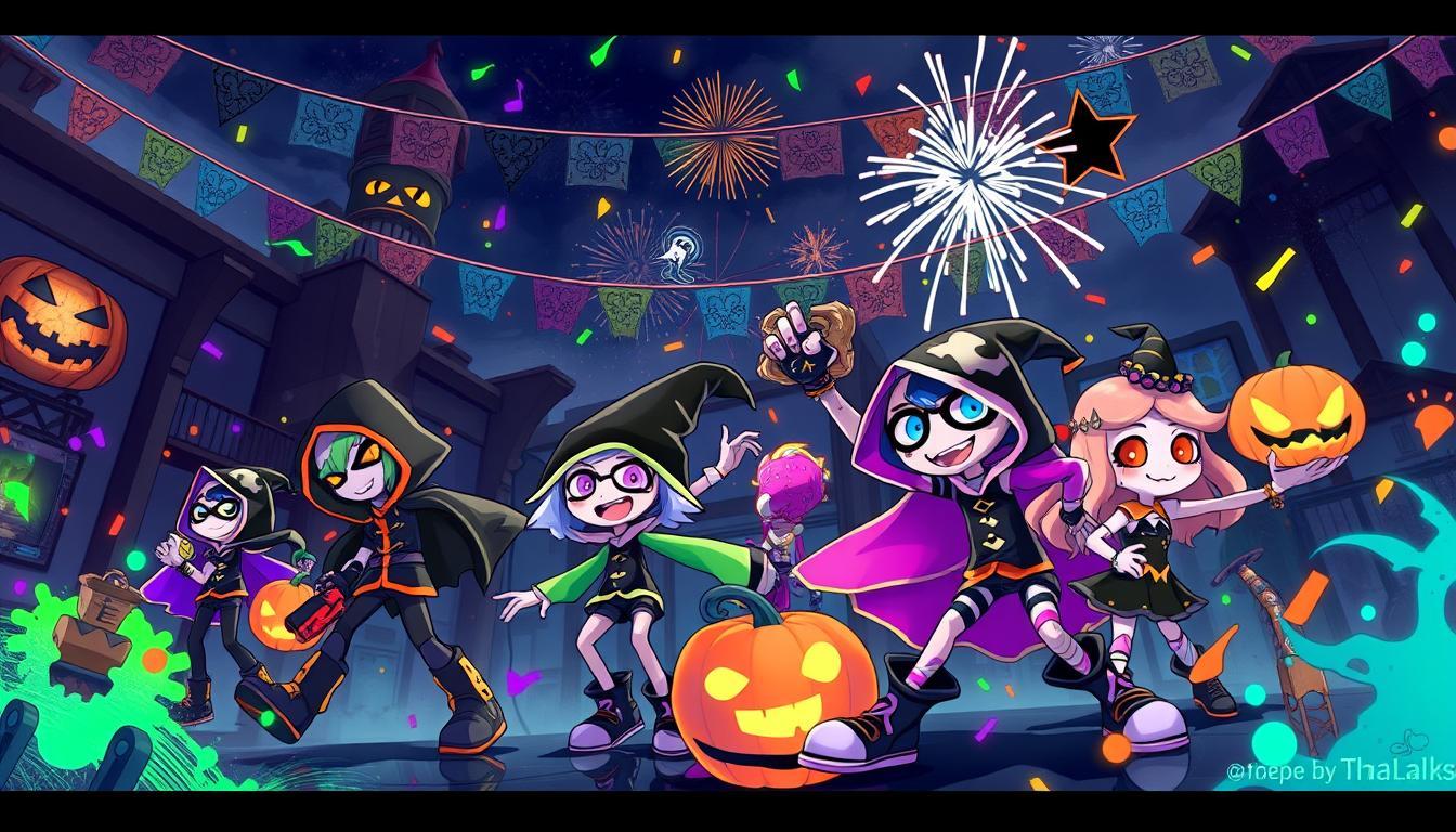 Victoire éclatante de Team Ninja lors du Splatoween de Splatoon 3 !