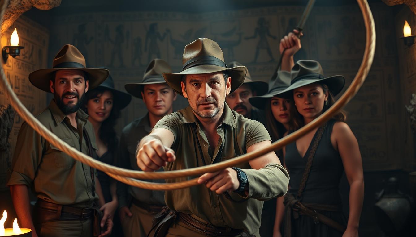 Indiana Jones : le fouet authentique pour une aventure inoubliable