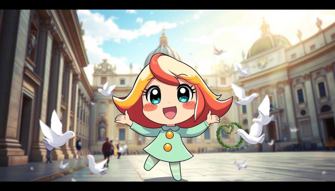 Luce, la mascotte anime du Vatican : une fusion audacieuse de foi et pop !