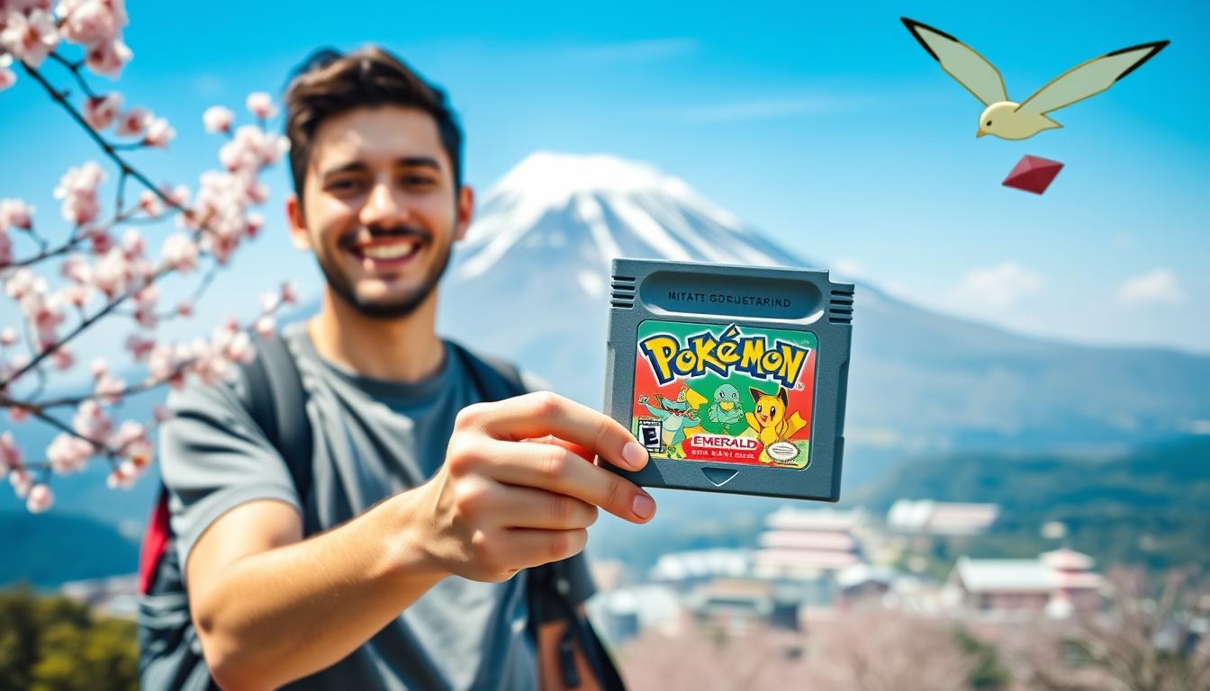 Une cartouche de Pokémon Émeraude retrouvée, un voyage au Japon émouvant !