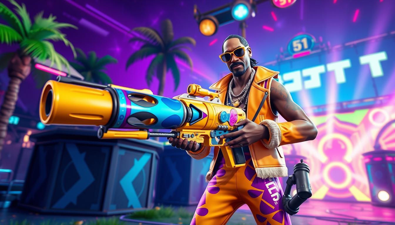 Snoop Dogg débarque dans Fortnite avec son Mythic Drum Gun !