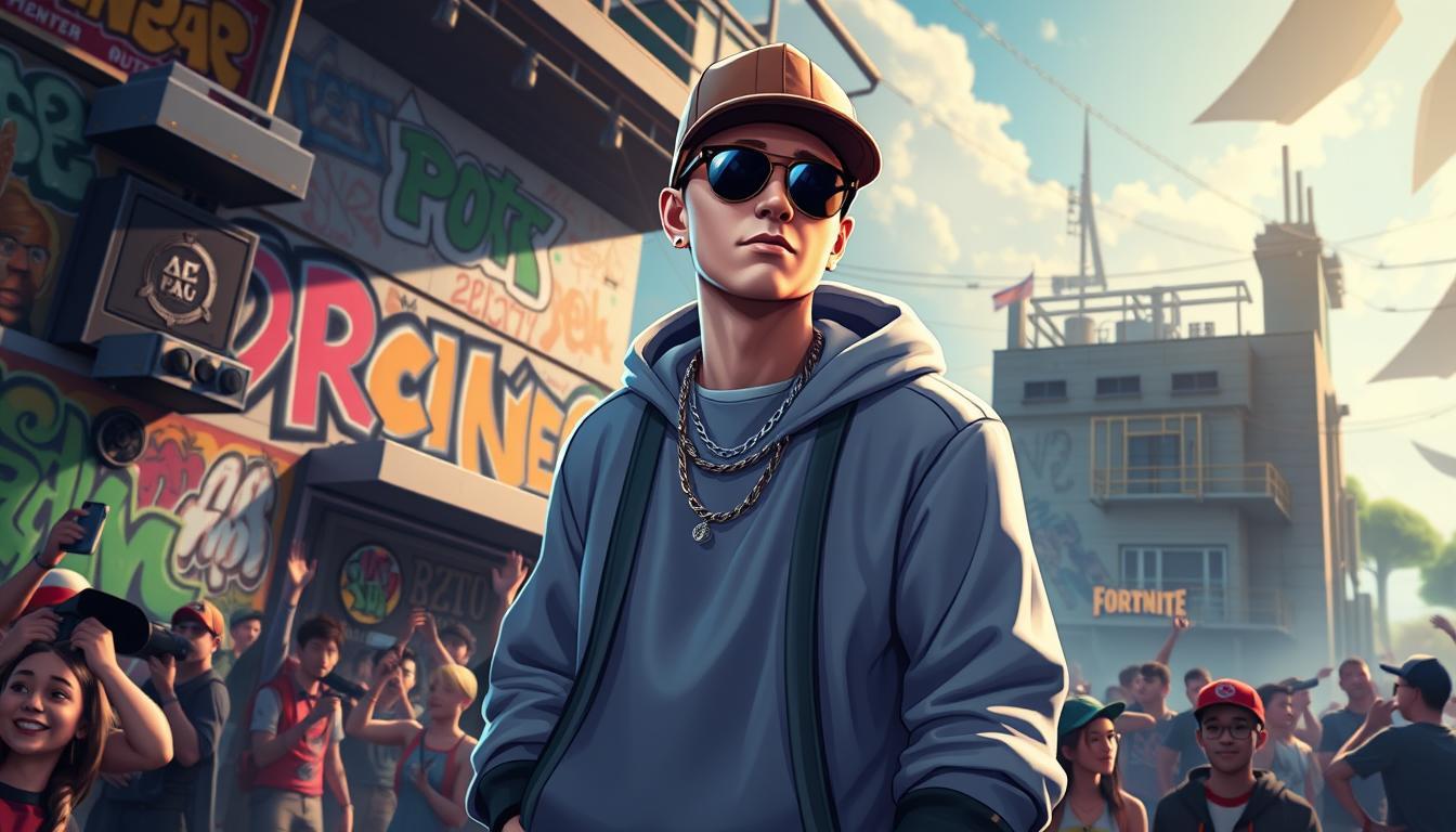 Eminem débarque dans Fortnite : le Spaghetti Grotto et des armes mythiques !