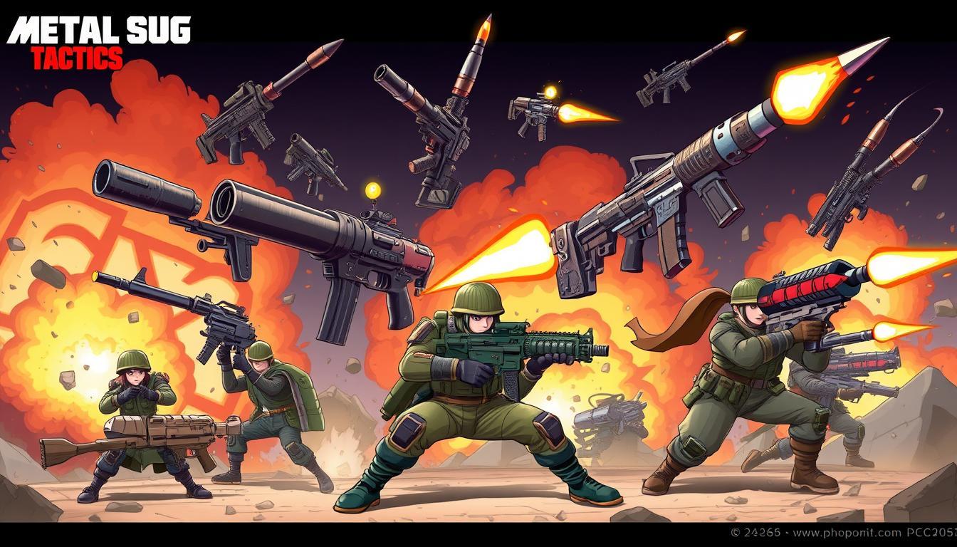 Metal Slug Tactics : Choisir les armes pour dominer le champ de bataille