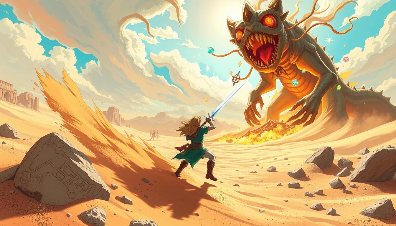 Vaincre les Lanmola : votre guide ultime dans le désert Gerudo de Zelda