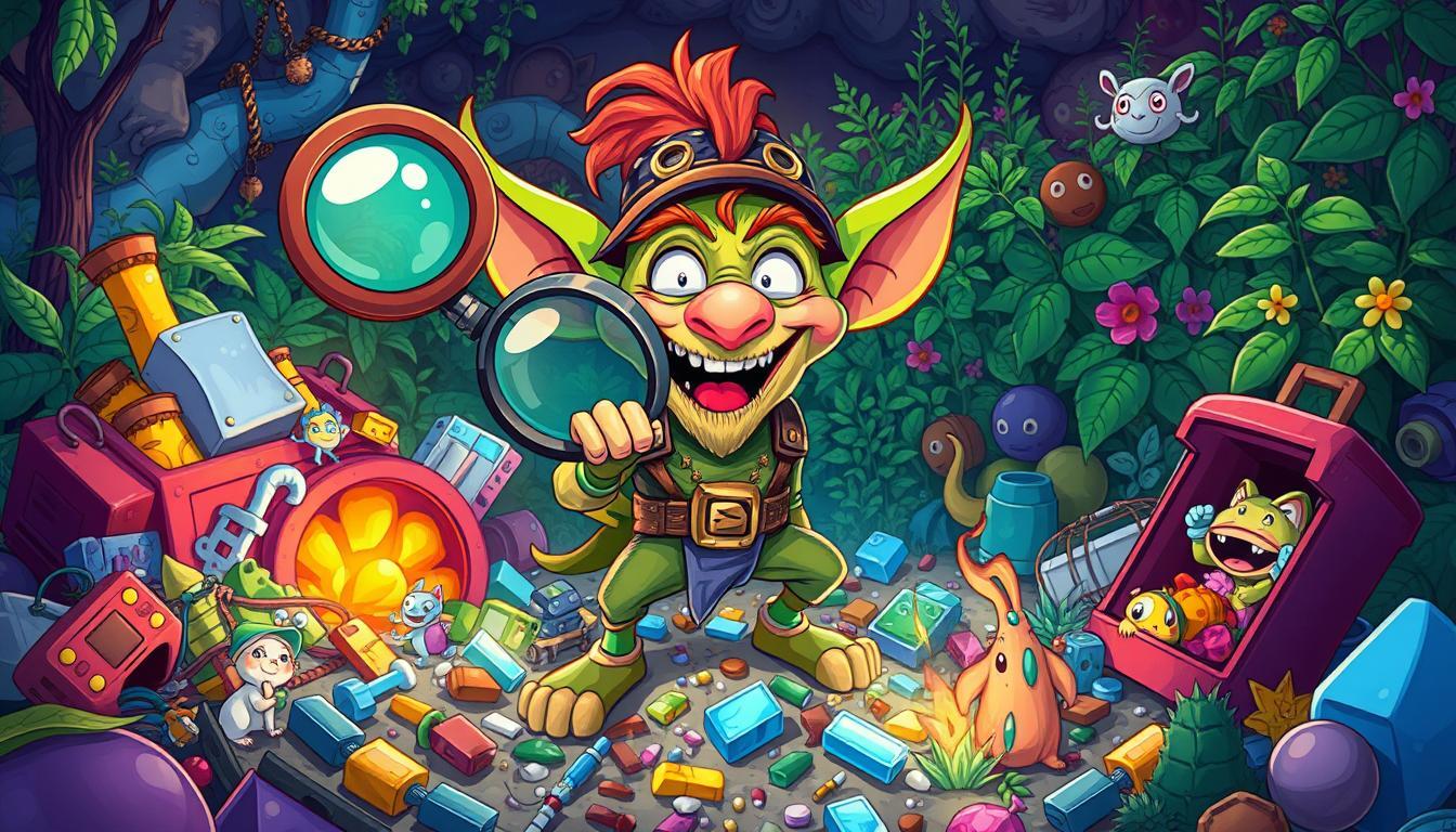 Hullifer XVII : la loupe, clé d'une aventure lucrative dans Trash Goblin