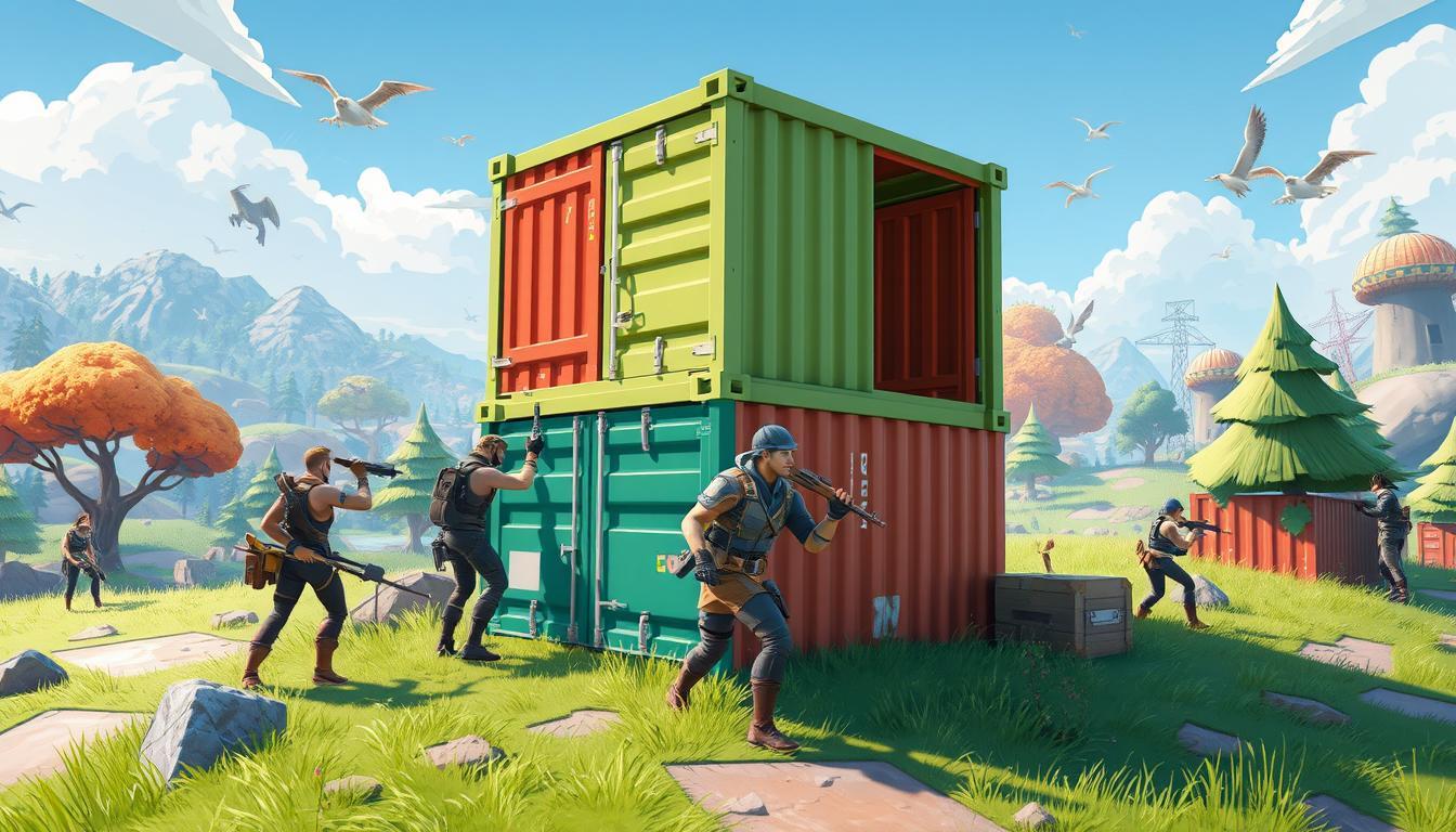 Cherchez des conteneurs dans Fortnite Remix : astuces pour maximiser l'XP !