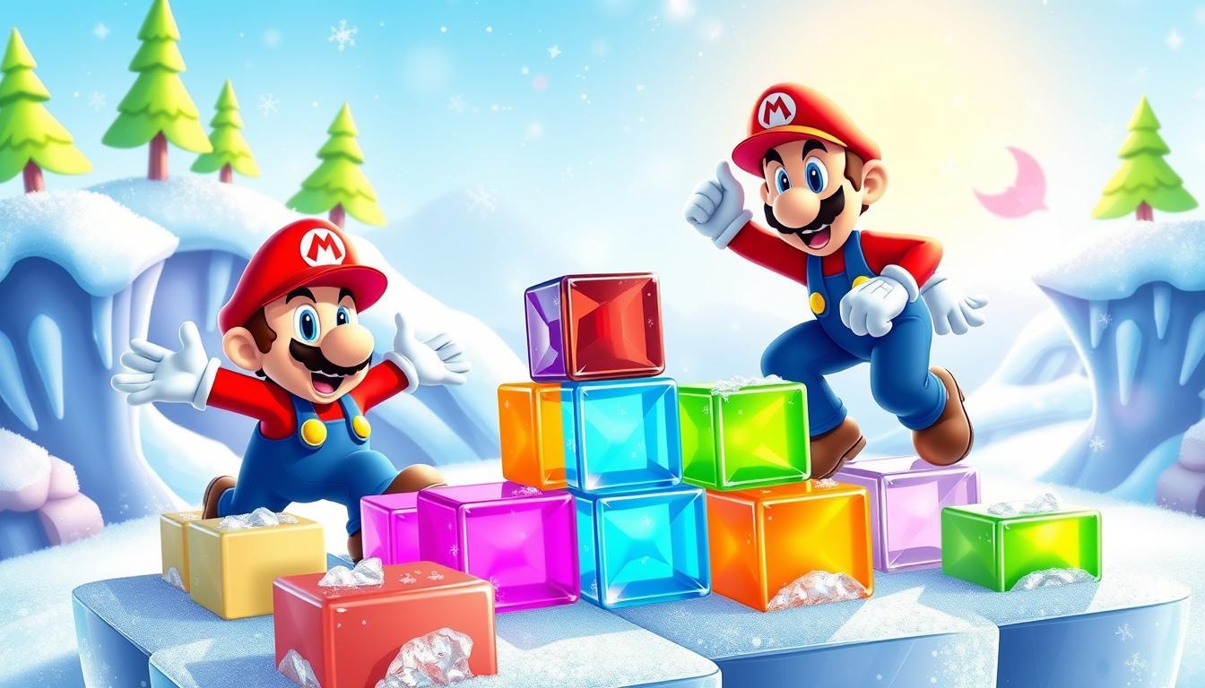 Puzzle de glace : dominez le défi de slippenglide island dans mario & luigi