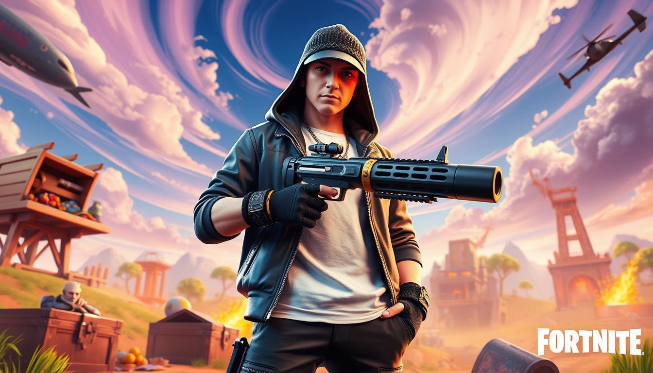 Eminem fait son entrée dans Fortnite : découvrez le mythique RG Minigun !