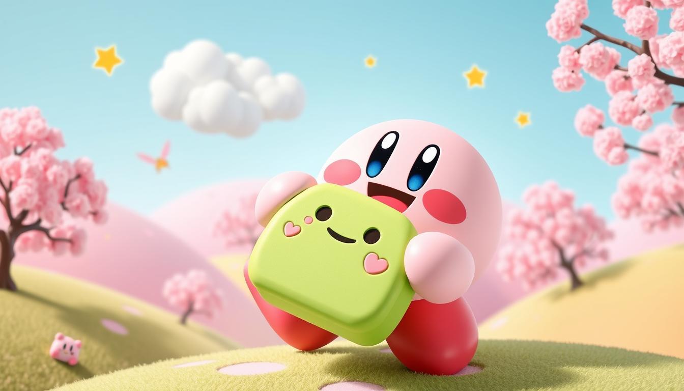 Le retour des Kirby Monaka Cakes : une douceur ludique au matcha !