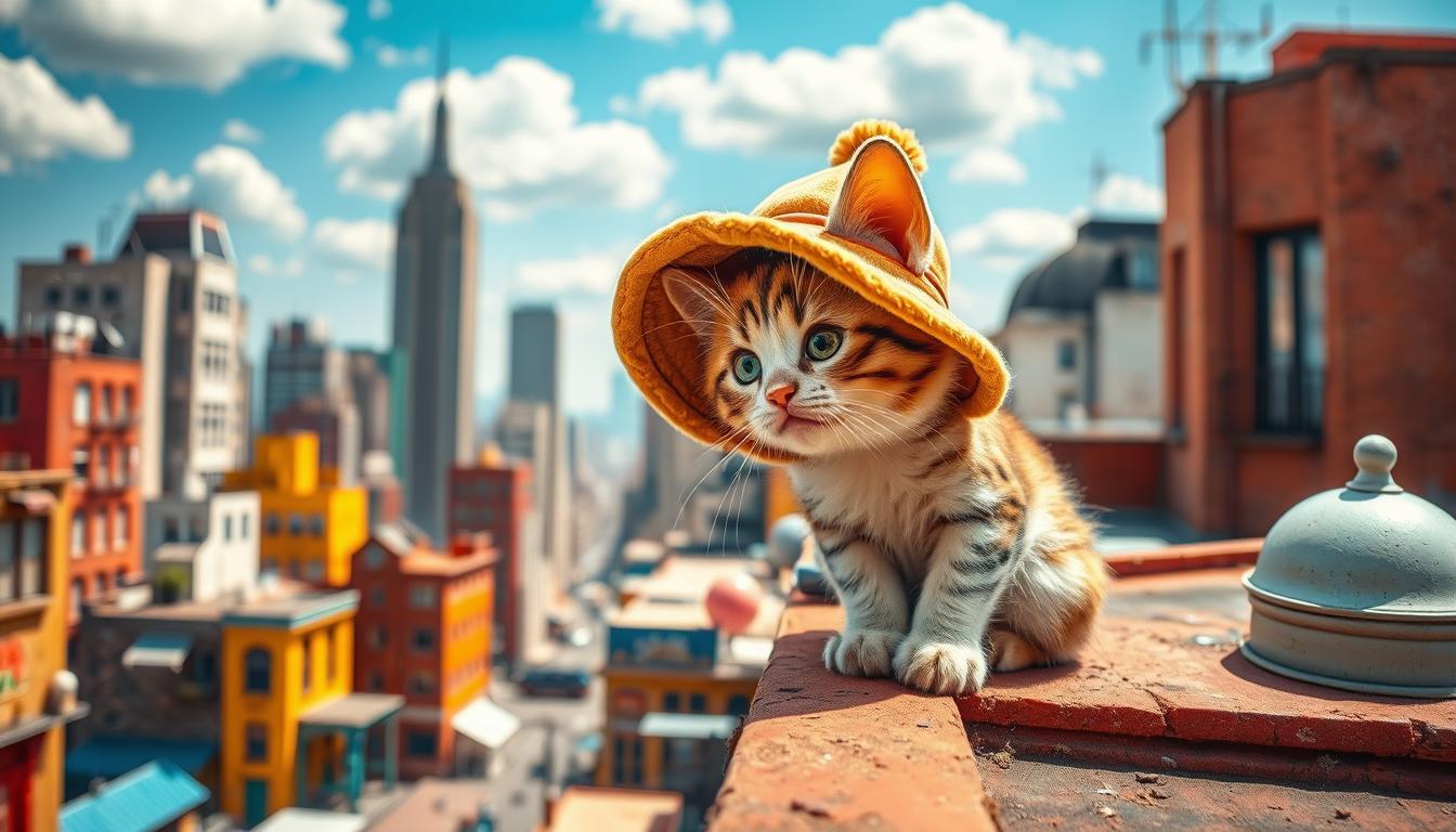 Little Kitty Big City : La version Deluxe avec chapeau de chat grenouille !