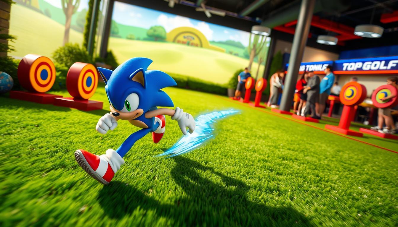 Sonic entre dans le golf : Topgolf révolutionne l'expérience de jeu !