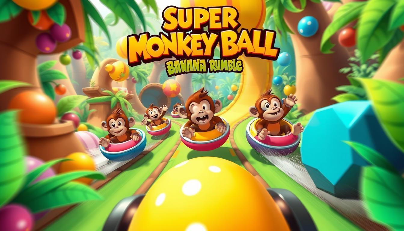 Une mise à jour explosive pour Super Monkey Ball Banana Rumble arrive !