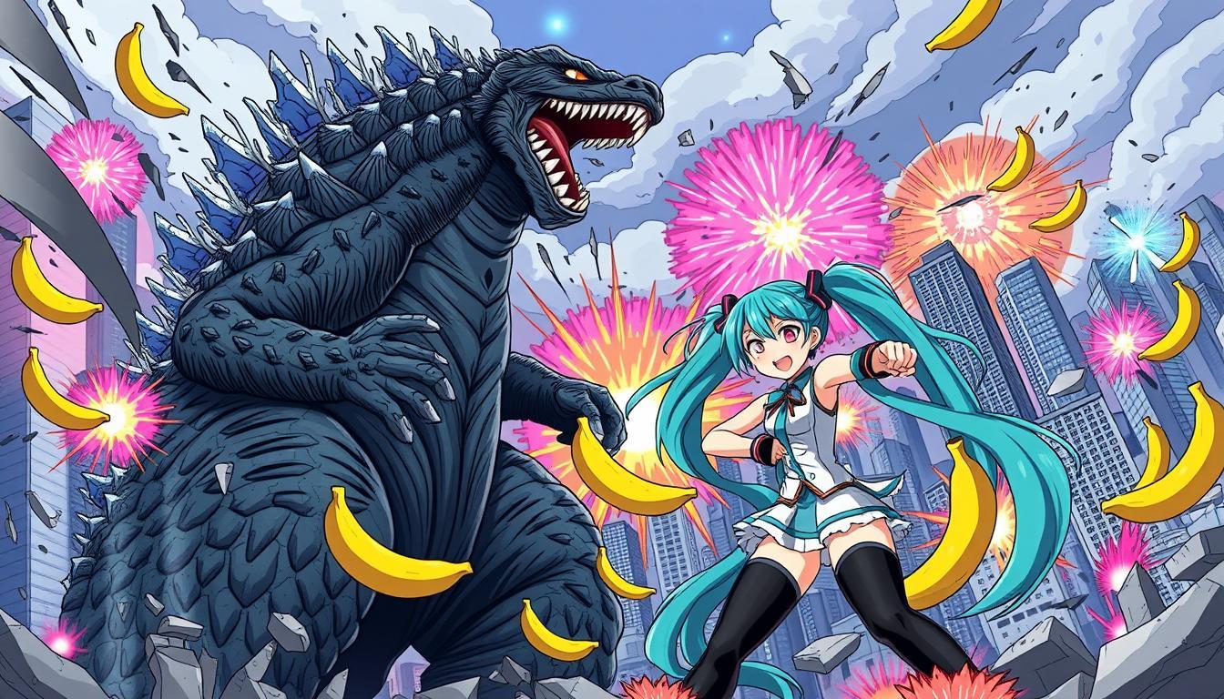 Godzilla et Hatsune Miku : le DLC qui va chambouler Super Monkey Ball !