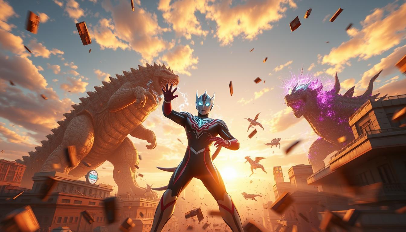 GigaBash : Ultraman et Emi bouleversent l'univers des kaijus !