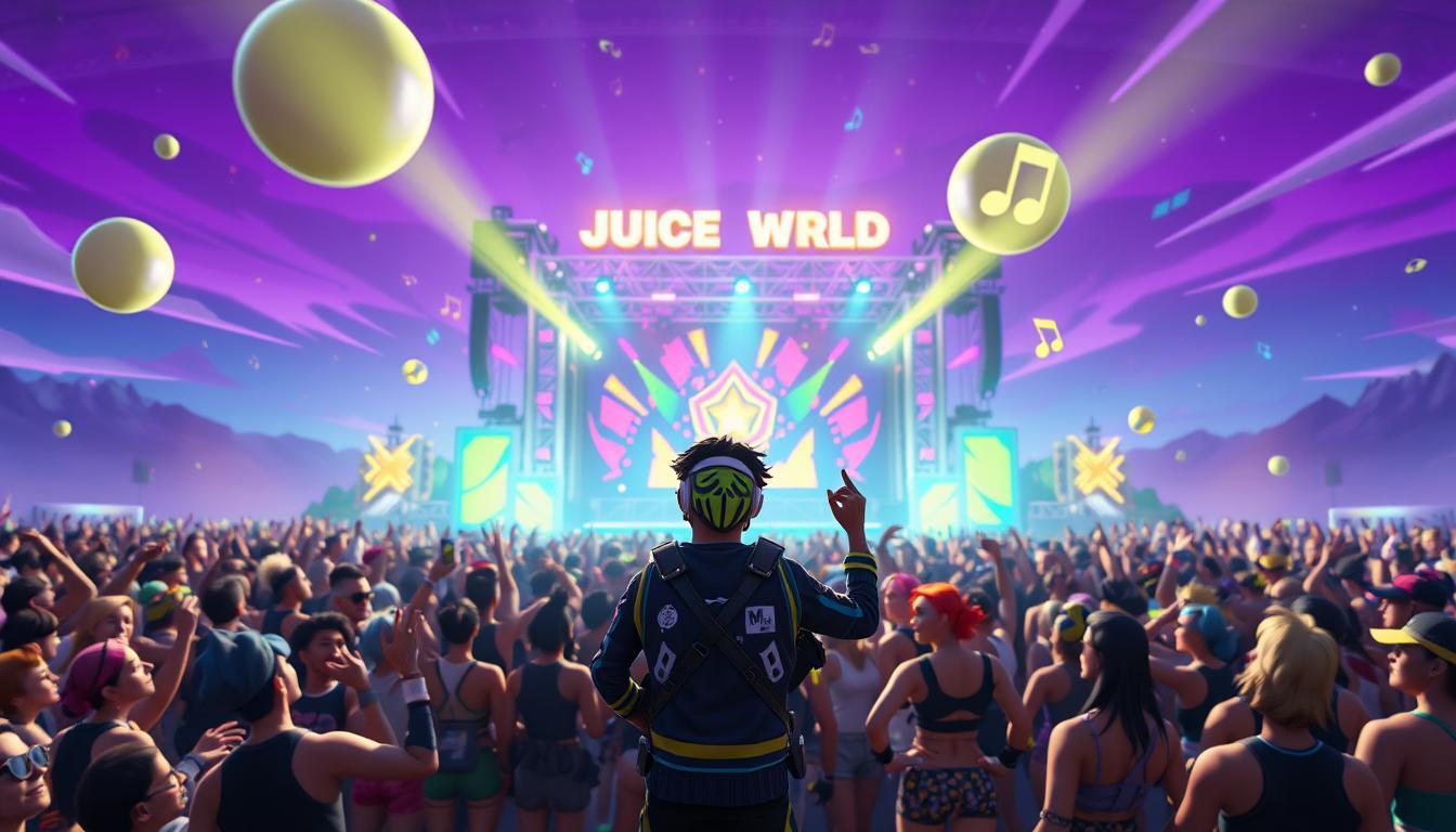 Juice WRLD dans Fortnite : un concert inoubliable à ne pas rater !